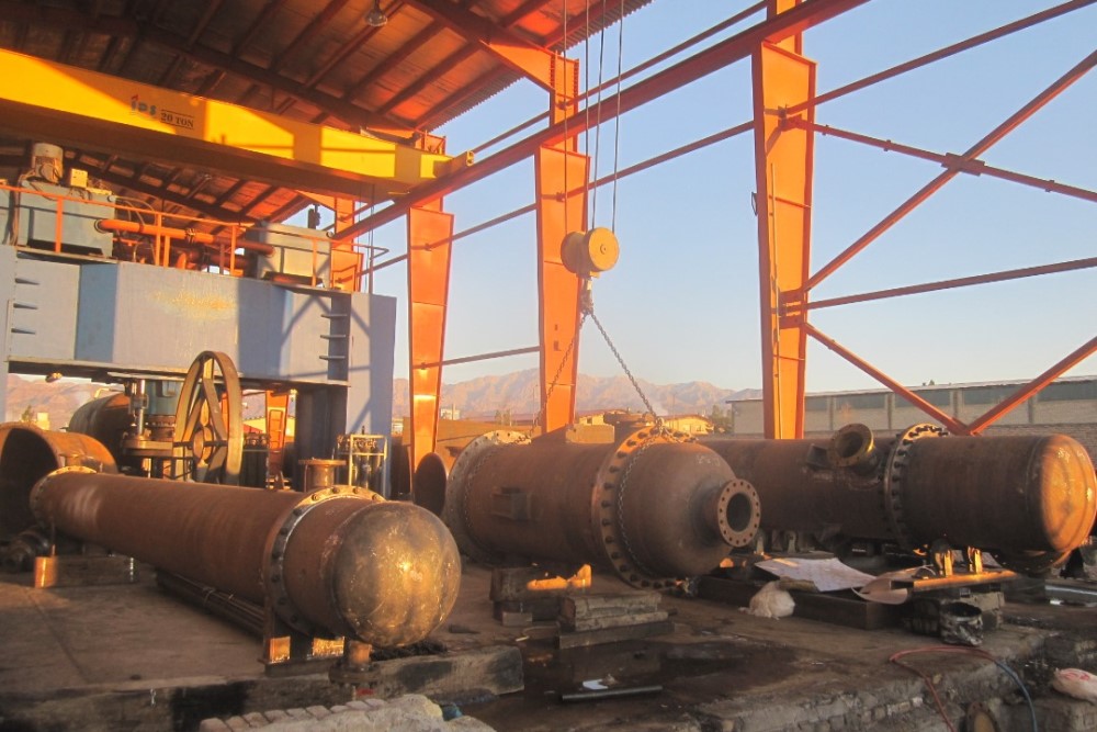 shell and tube heat exchanger construction