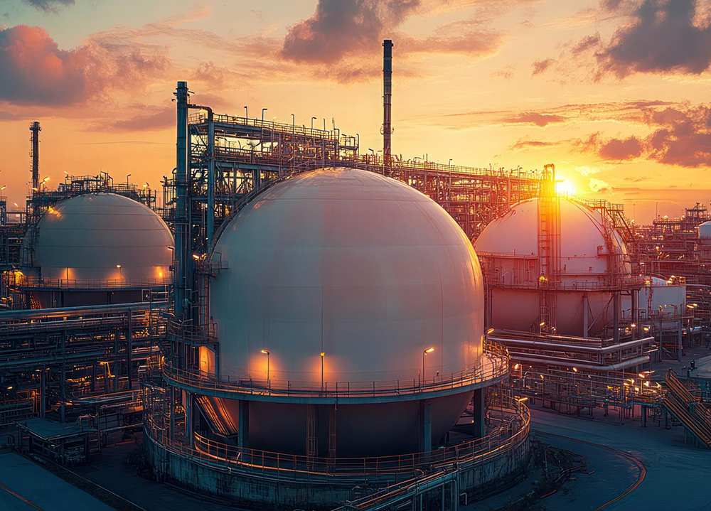 spherical tank under pressure