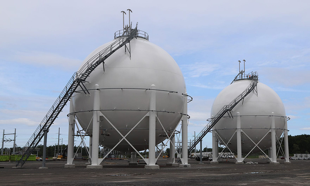 spherical pressure tank