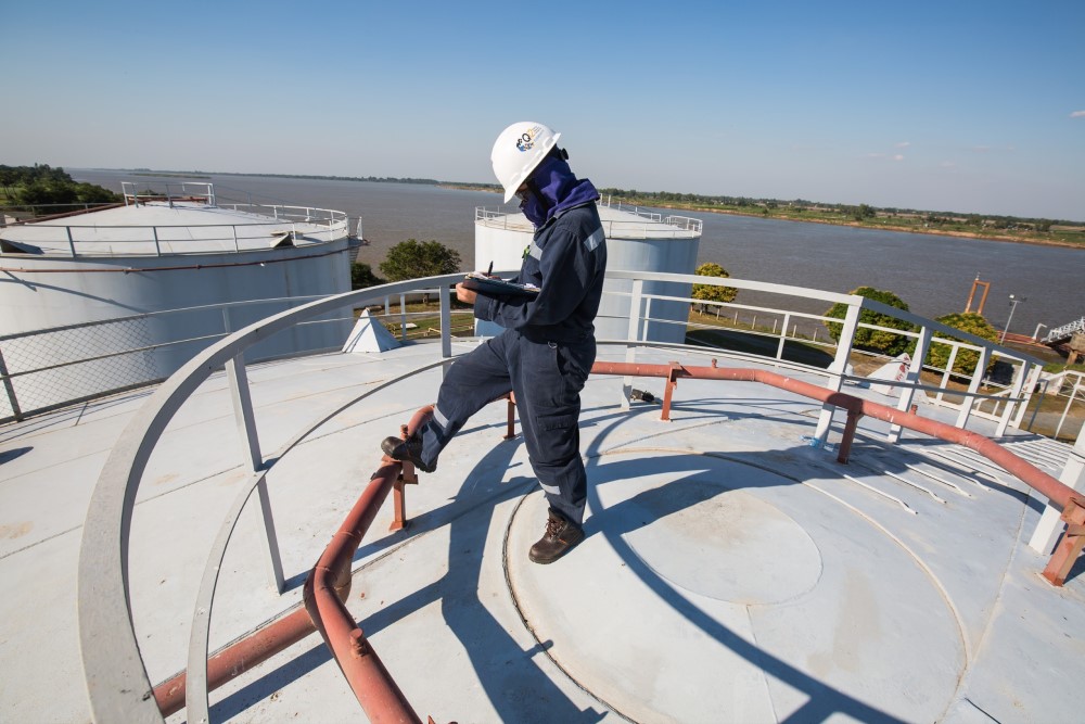 working with storage tanks