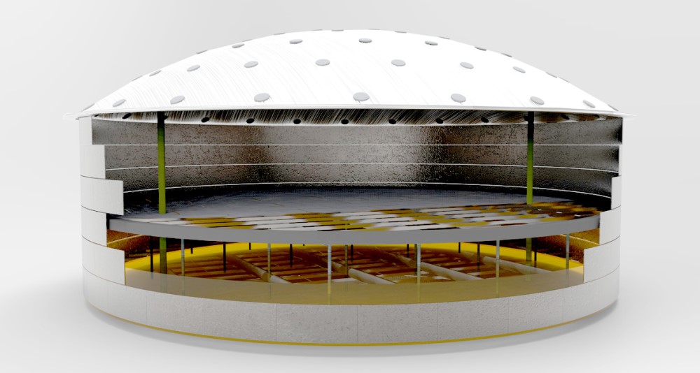 مخازن سقف شناور داخلی